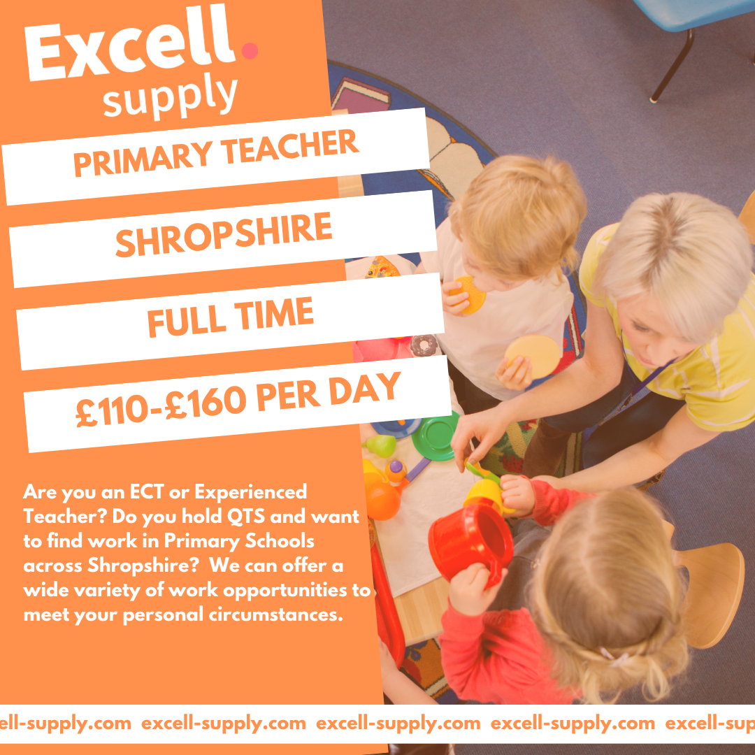 Primary Teacher Job Ad Shropshire