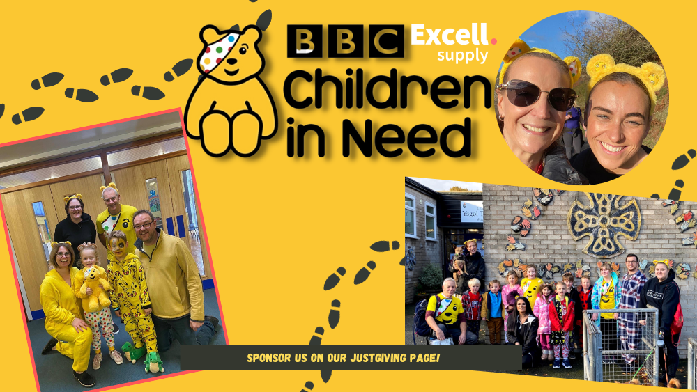 Children in need Excell Supply sponsored hike